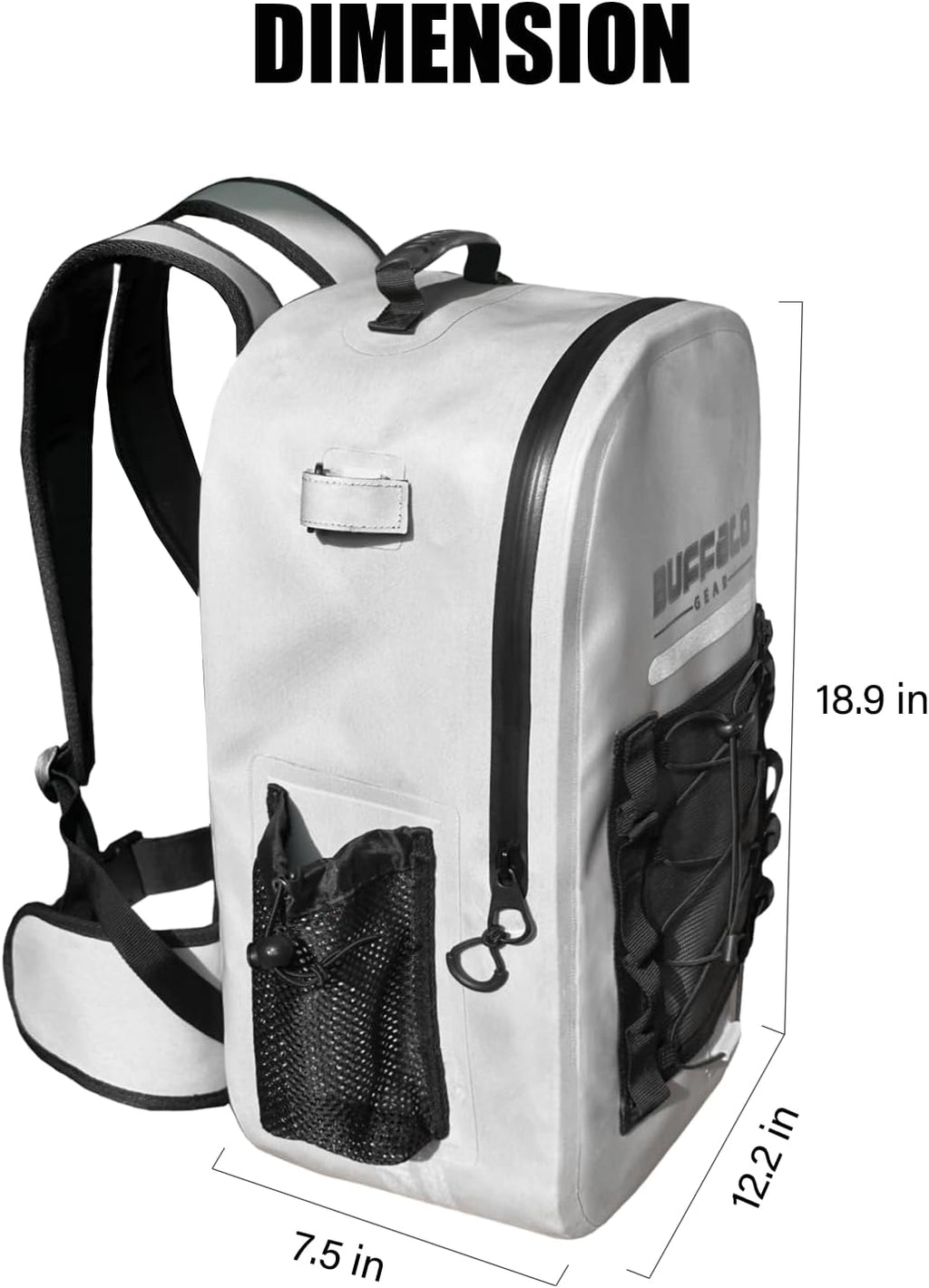 26L Waterproof Fishing Backpack with Rod Holder G85457