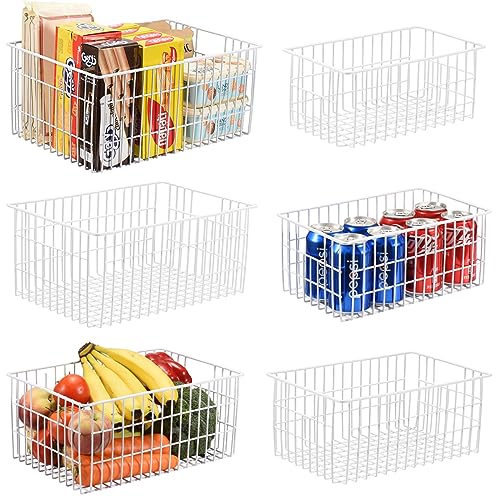 Set of 6 Wire Freezer Organizer Baskets T5129