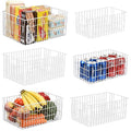 Set of 6 Wire Freezer Organizer Baskets T5129