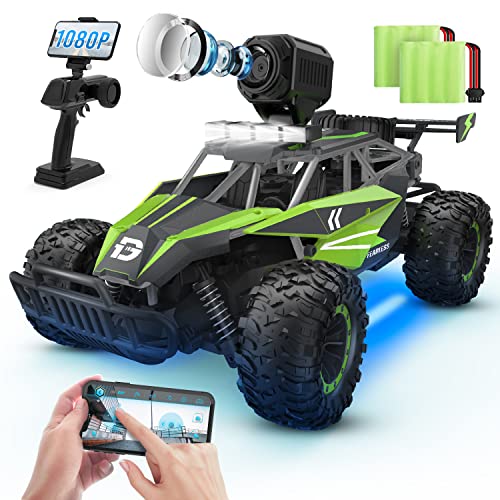 1:16 Scale Remote Control Car with 1080P HD Camera and LED Lights O2423