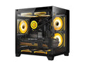 Black Gaming PC with AMD Ryzen 5 5600X RTX 4060TI 16GB 32GB DDR4 RAM 1TB M.2 1TB SATA SSD 240 Liquid Cooler Windows 11 Pro U749346