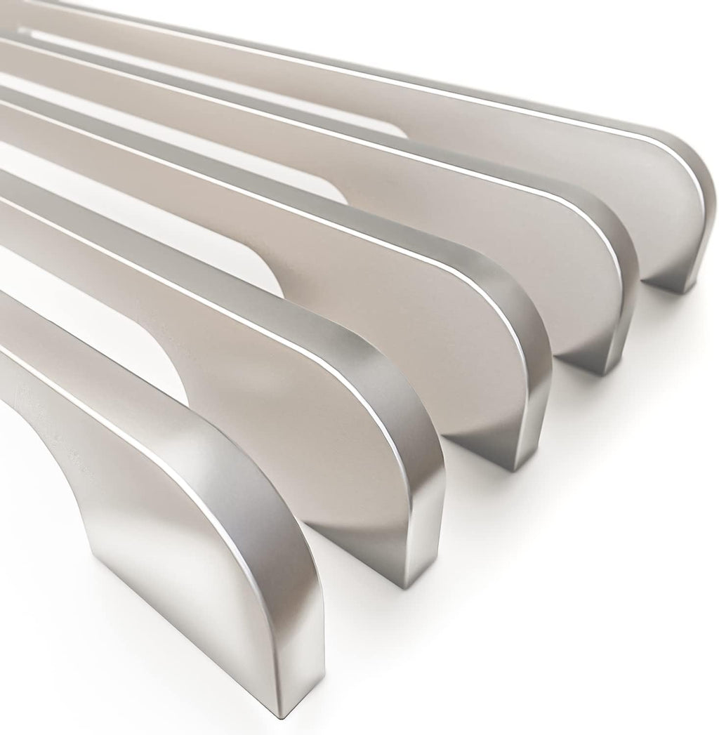 Solid Aluminum Cabinet Handles Silver Pack of 45 A769