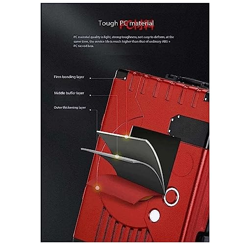 22 inch Aluminum Frame Lightweight Carry On Luggage with TSA Lock Q63227
