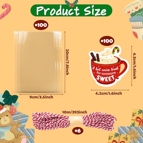 100 Set Christmas Disposable Wooden Spoons K948136