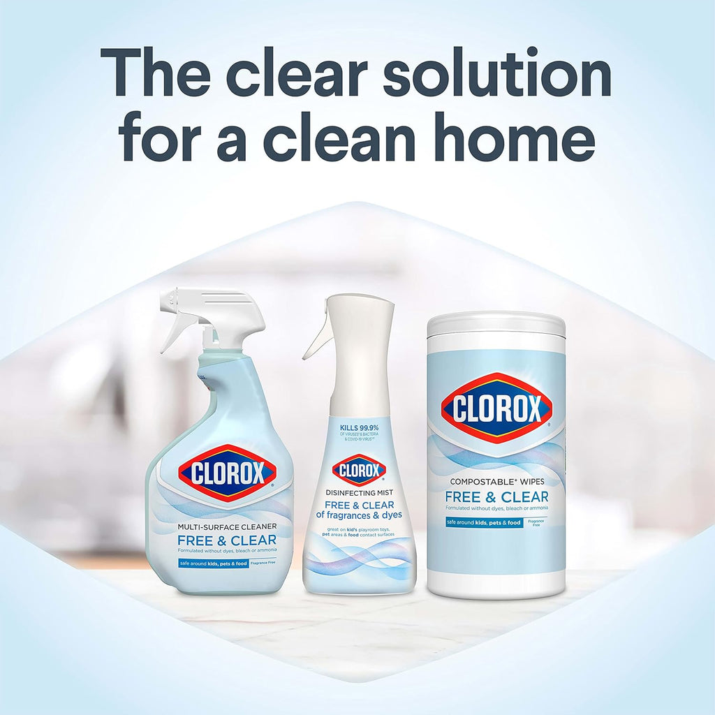 Free & Clear Disinfecting Mist, 2 Count, 14 Fl Oz Each R14024