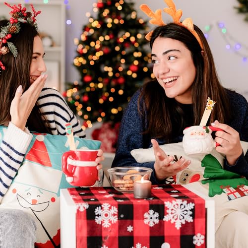 100 Set Christmas Disposable Wooden Spoons K948136