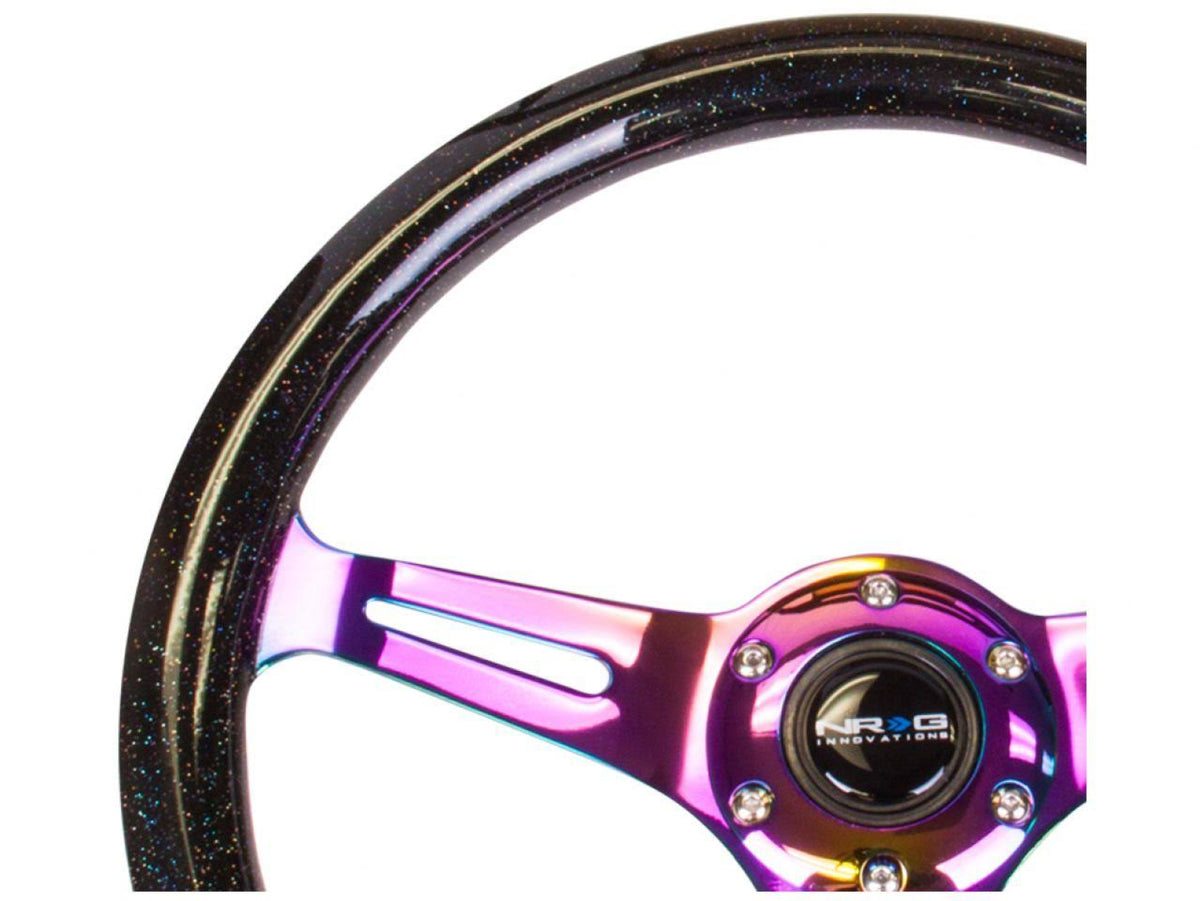 Wood Grain 3-Spoke Steering Wheel I74016