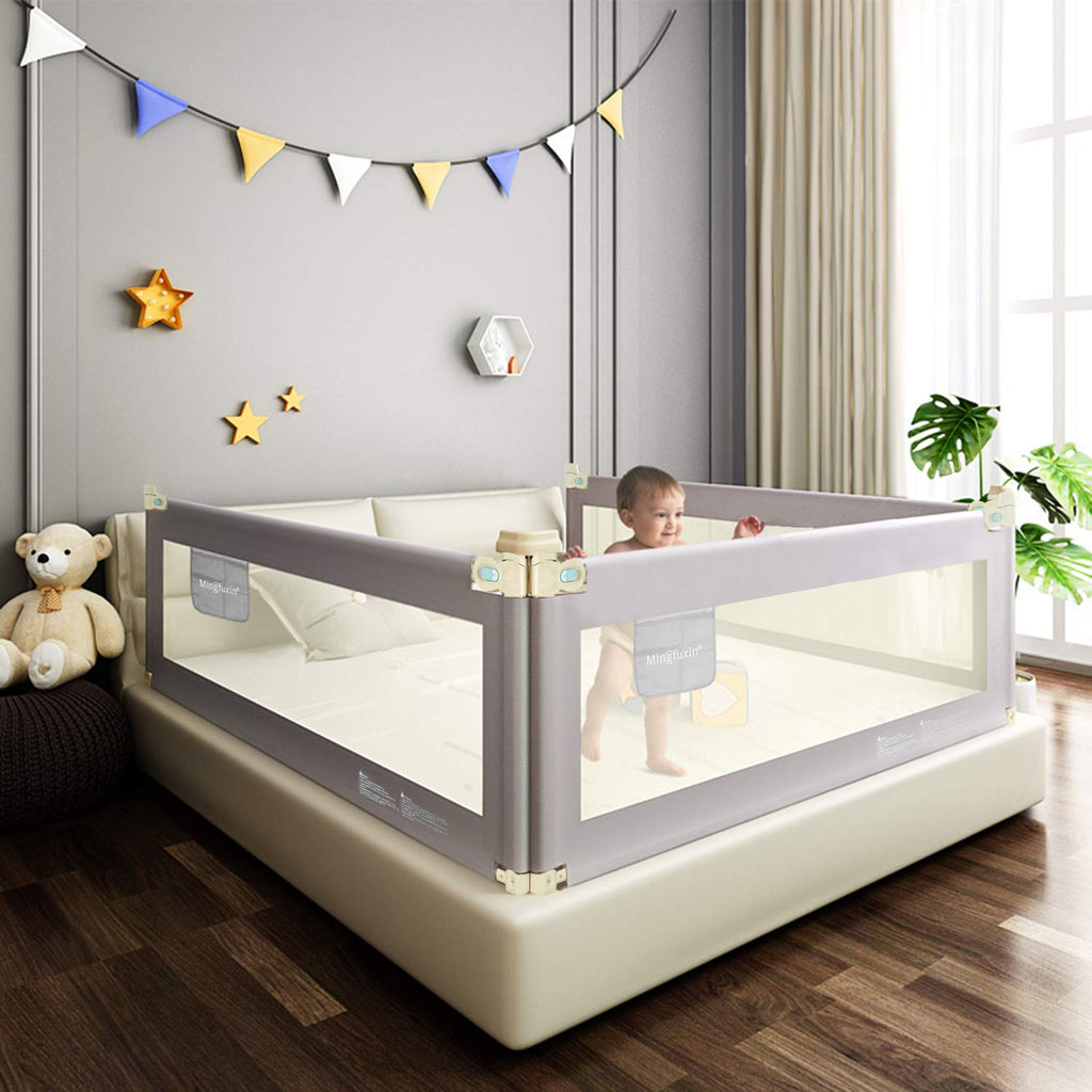 Toddler Bed Rail Guard with Double Lock K7511