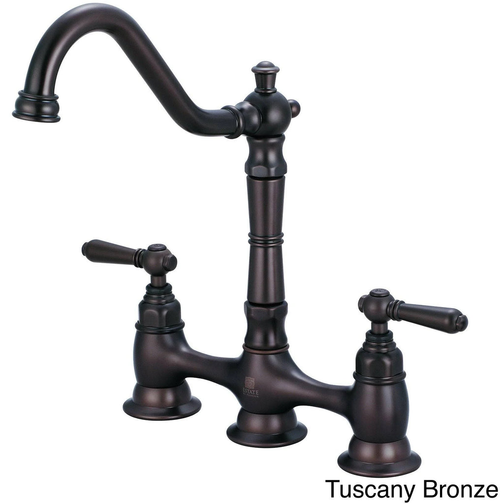 Oil Rubbed Bronze Two Handle Kitchen Faucet X243269