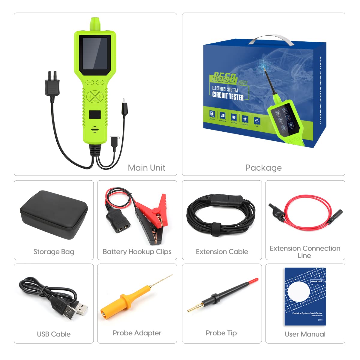 9-30v Automotive Circuit Tester 12v 24v Power Probe Test Tool H643767