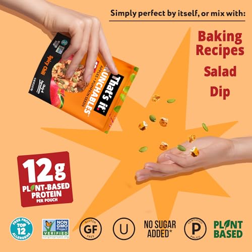 Apple + Spicy Chili Plant Based Protein Crunchy Snack Mix, 4 Packs x 2.5 oz G51172