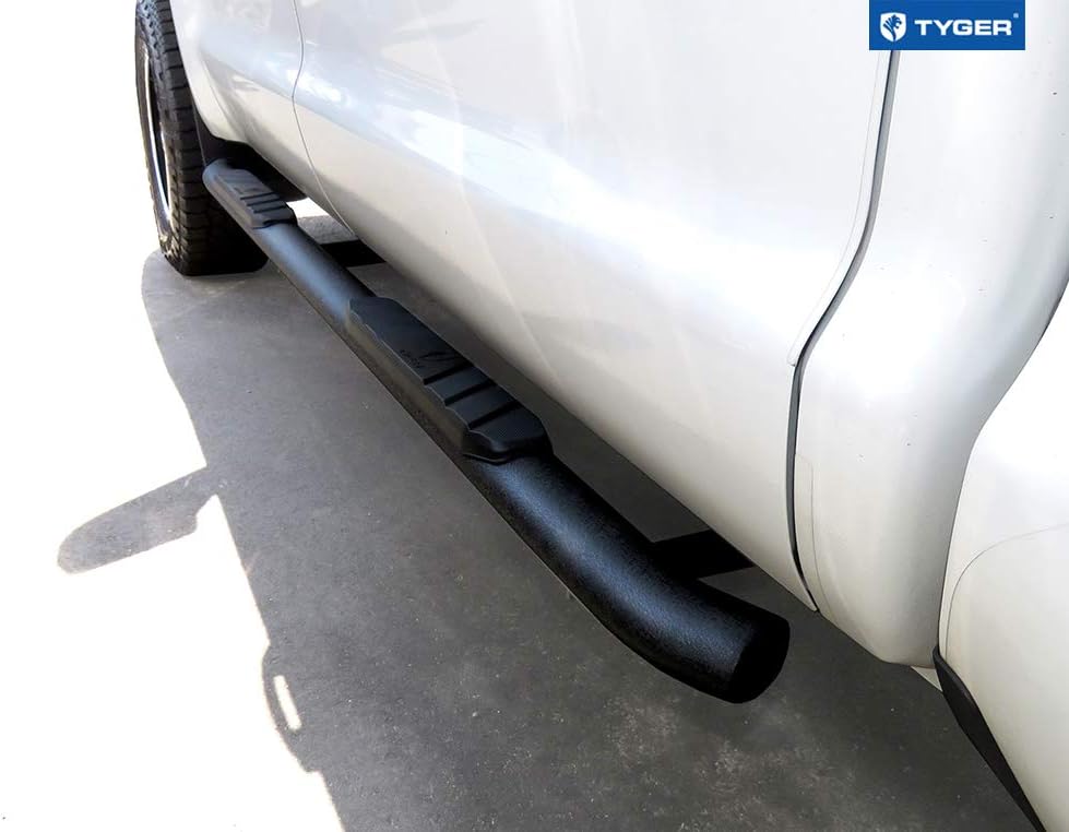 Textured Black 3.5 inch Running Boards Side Step Nerf Bars O52778