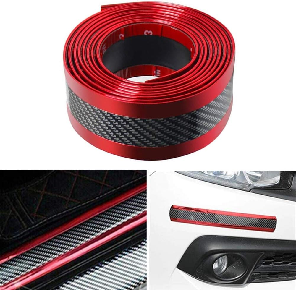 Carbon Fibre Car Door Sill Guards Protector 3x250cm Pack of 2 F574