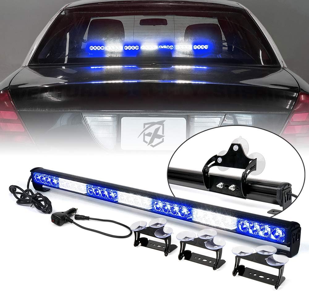 Amber LED Emergency Traffic Advisor Strobe Light Bar E2968