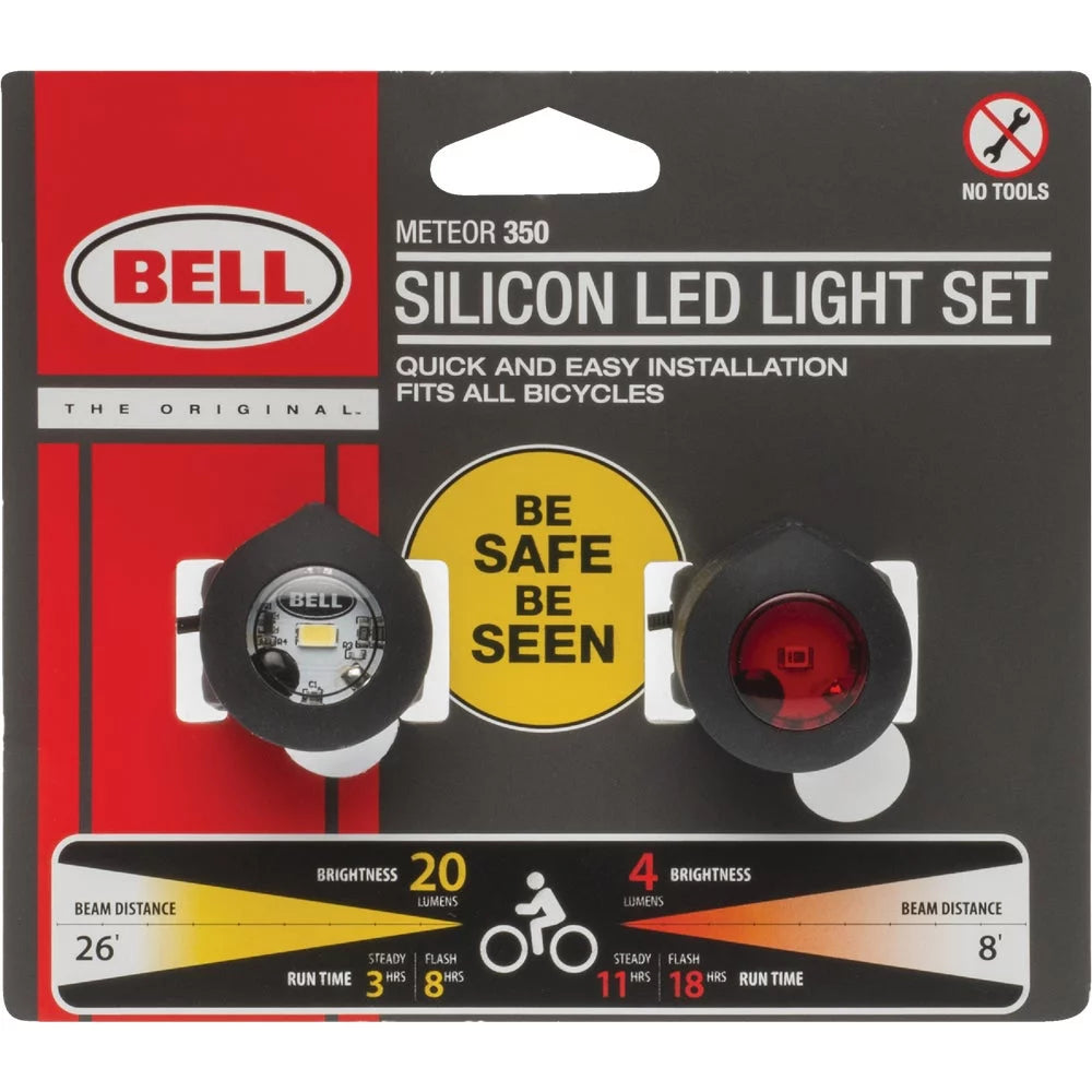 LED Bicycle Light Set 1 Clear & 1 Red E356455