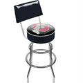 Padded Bar Stool Back Black L1763