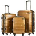 Expandable PC+ABS Spinner Suitcase with TSA Lock 20in 24in 28in F7029