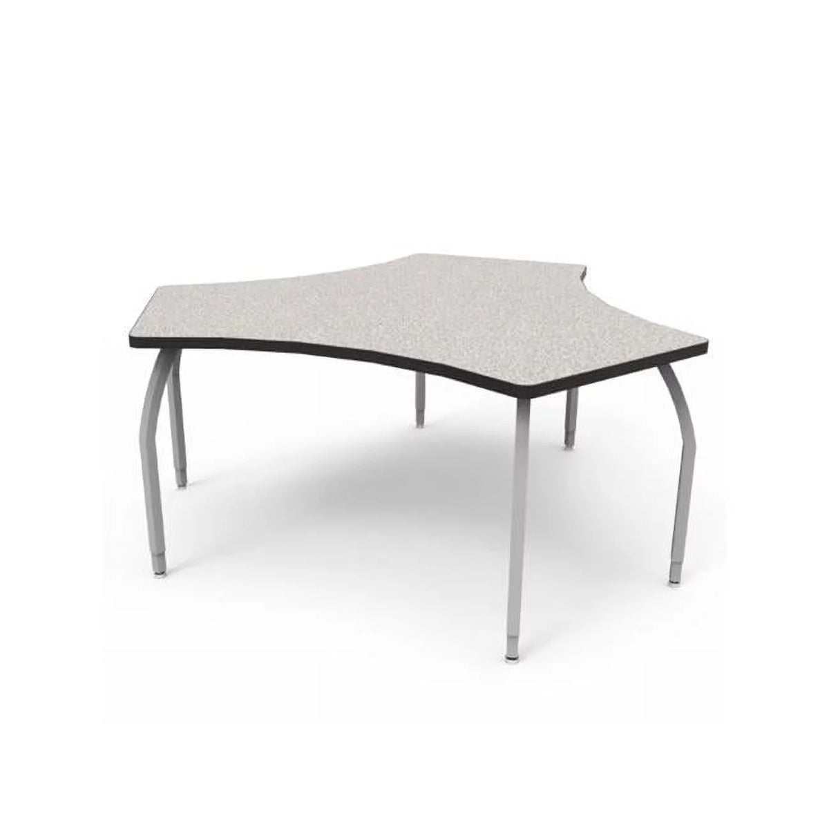 Grey Laminate Desk with Adjustable Legs P87626