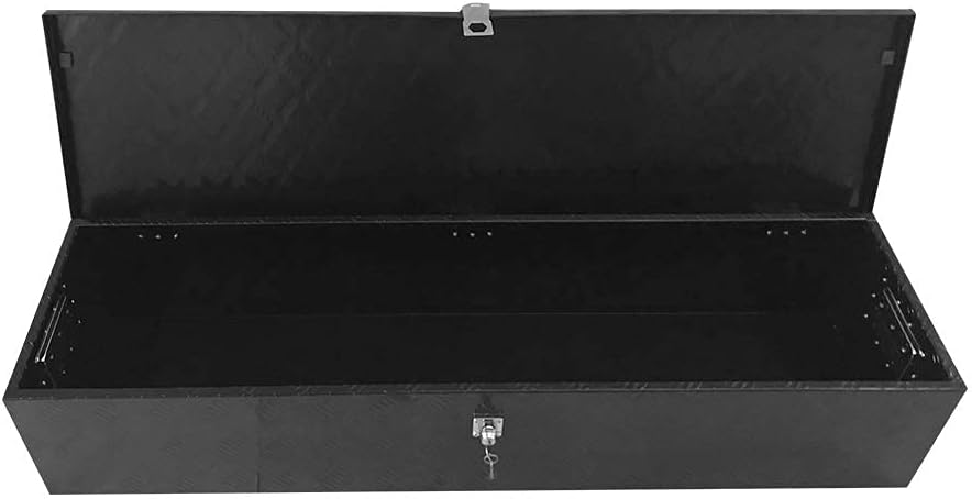Black Aluminum Truck Bed Storage Toolbox T71211