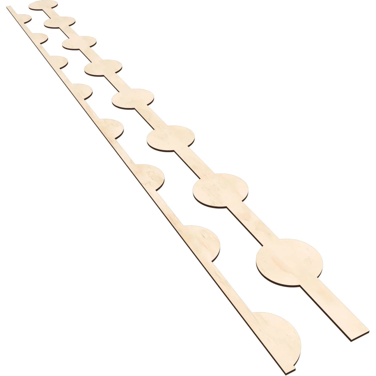 Adjustable Wood Decorative Slat Wall Panel Kit X684822