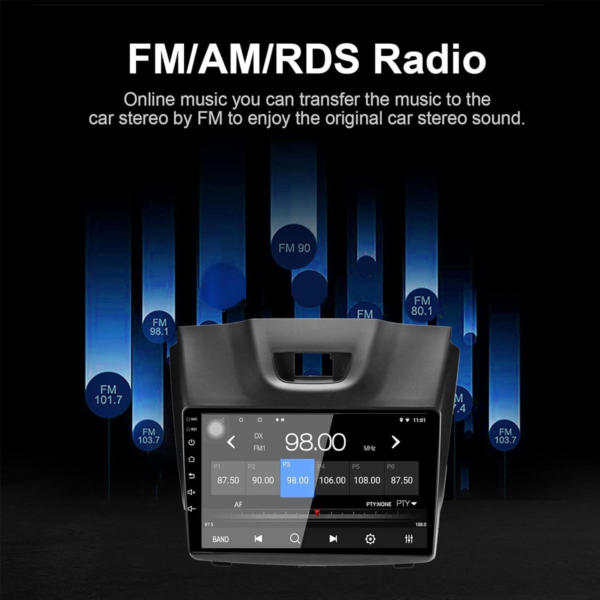 9 inch Capacitive Touch Screen Car Stereo with Bluetooth for Isuzu D-MAX Z972649
