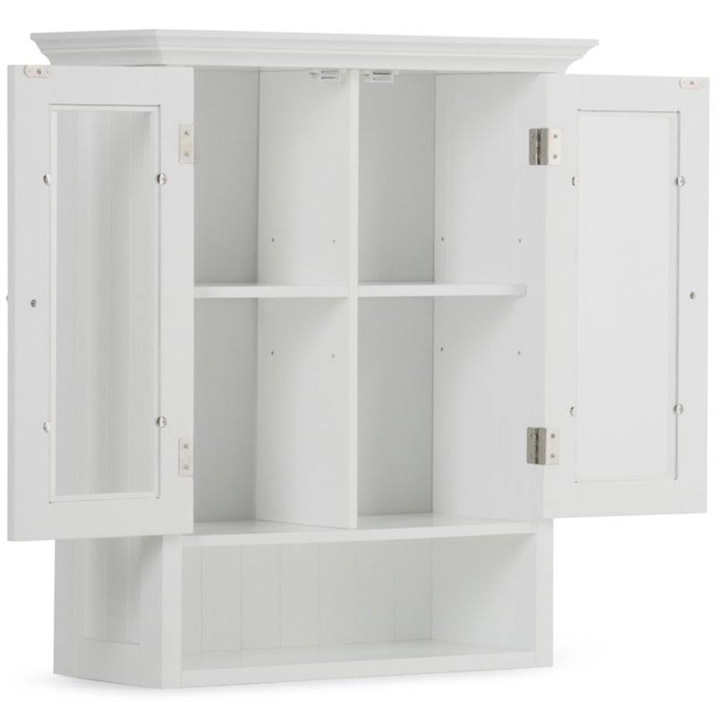 Double Door Wall Cabinet in Pure White T6873