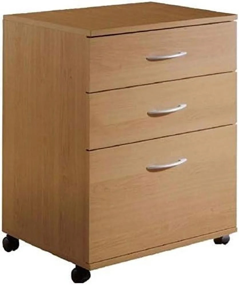 3 Drawer Wood Filing Cabinet F555