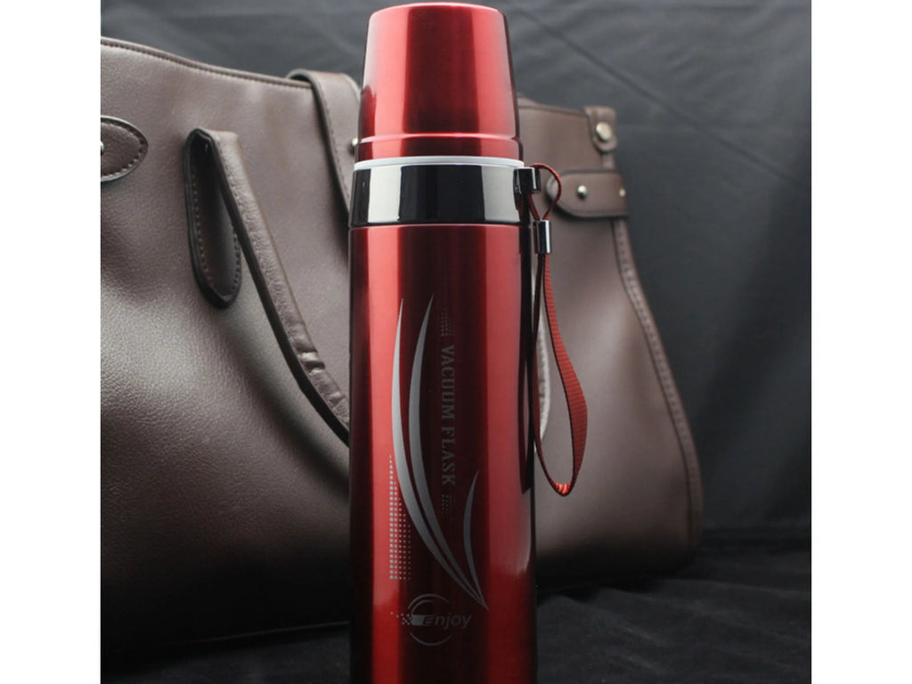 Red 750ML Stainless Steel Vacuum Flask Water Bottle G7070