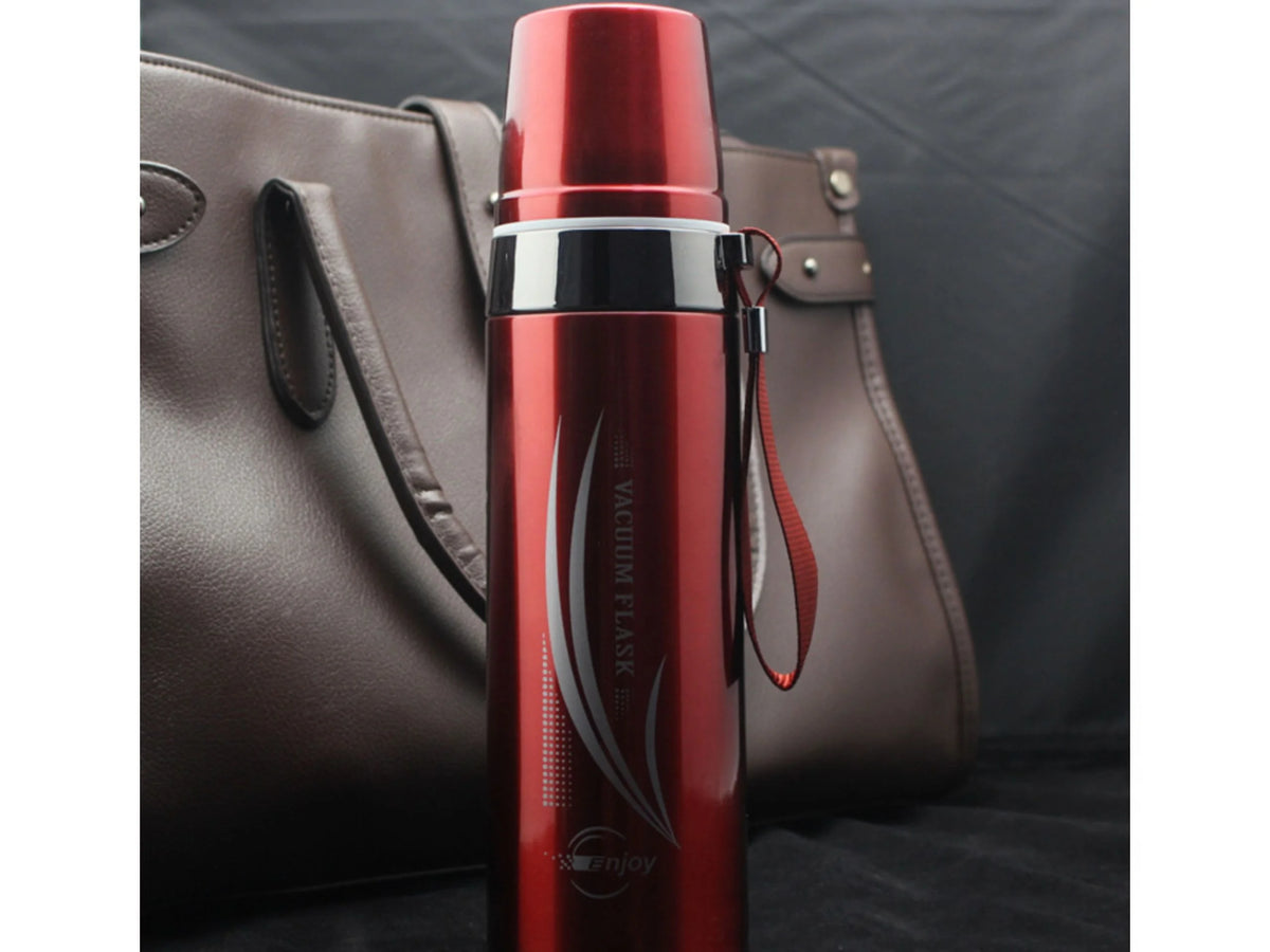Red 750ML Stainless Steel Vacuum Flask Water Bottle G7070