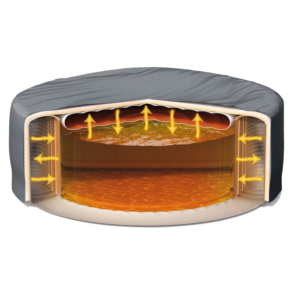 Inflatable Hot Tub Spa with Filter Cartridges Y12351