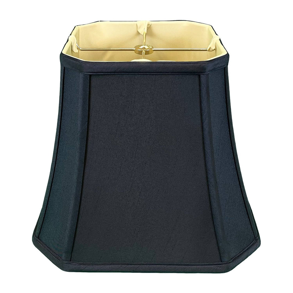 Black Square Cut Corner Bell Lamp Shade, Set of 2 K314437