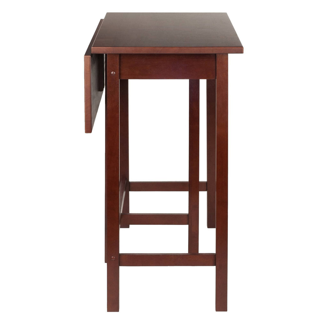 3 Piece High Drop Leaf Table with Saddle Seat Stool L99607