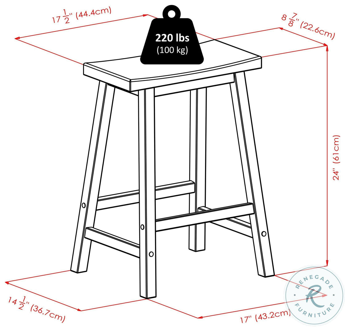 3 Piece High Drop Leaf Table with Saddle Seat Stool L99607