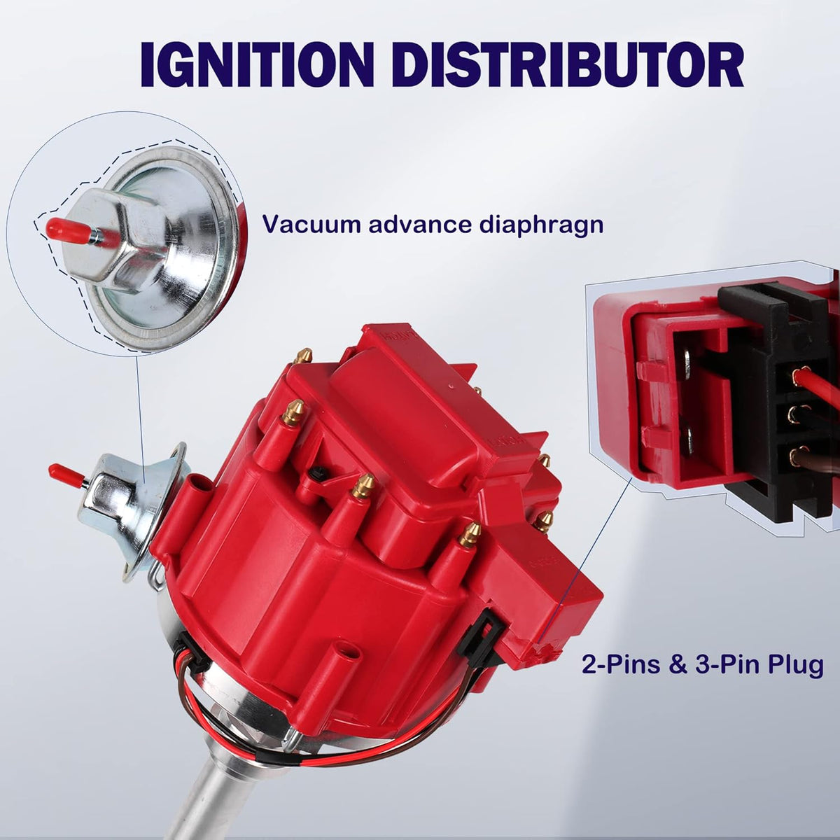 Distributor Compatible with GMC Small Block Chevy V8 Pack of 2 G6029