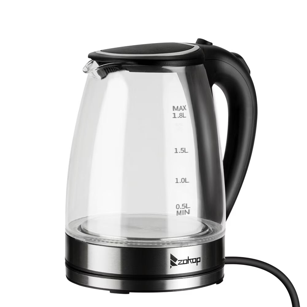 1.8L Glass Electric Kettle with Auto Shut-Off I167220