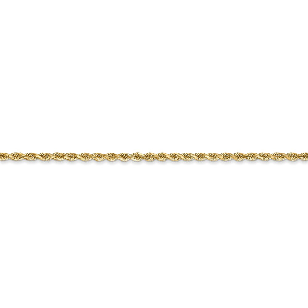 14k Yellow Gold Rope Chain Necklace V32951