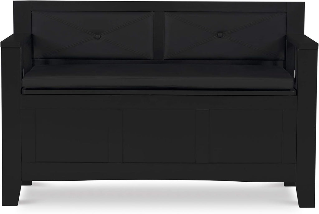 Black Padded Bench X50616