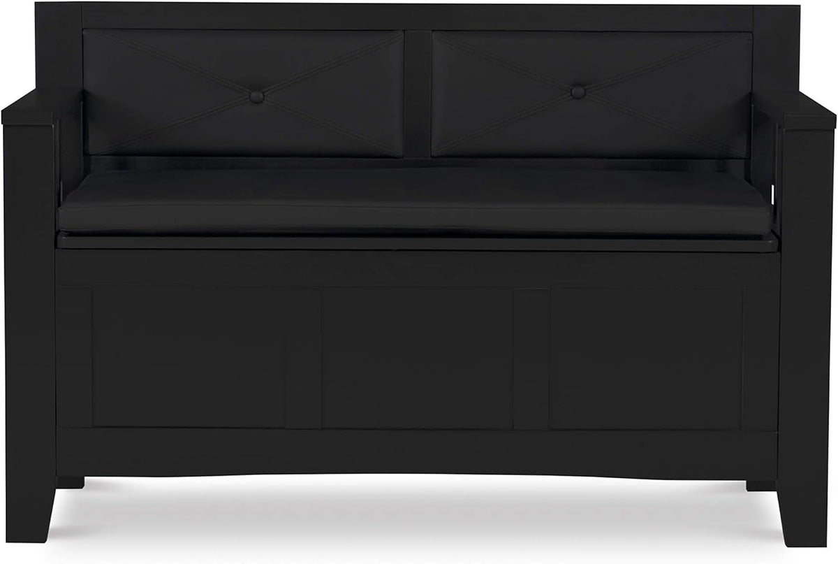 Black Padded Bench X50616