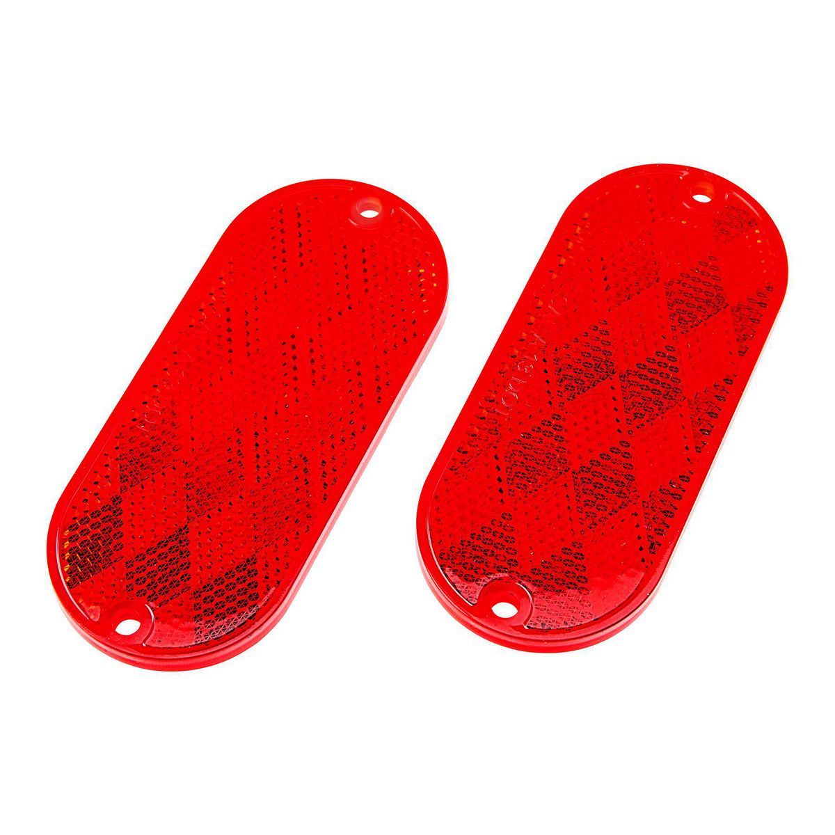 Red Oval Stick-On Reflectors 2-Pack G108739