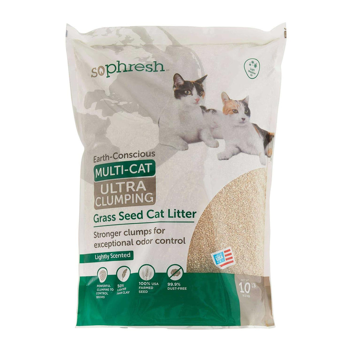 Extreme Clumping Scented Grass Seed Cat Litter A362