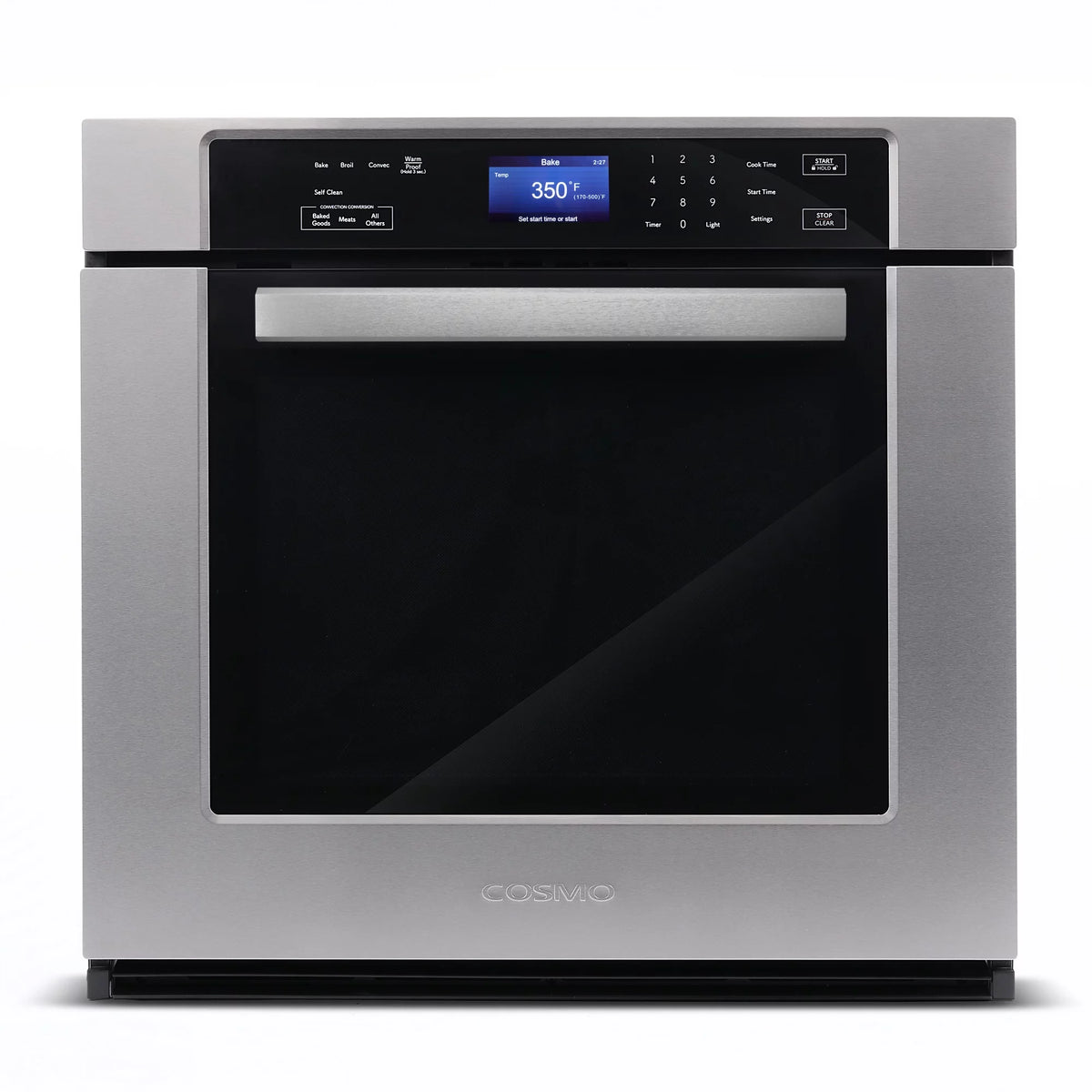 4 Piece Kitchen Package Gas Cooktop Electric Wall Oven Microwave French Door Refrigerator X118694