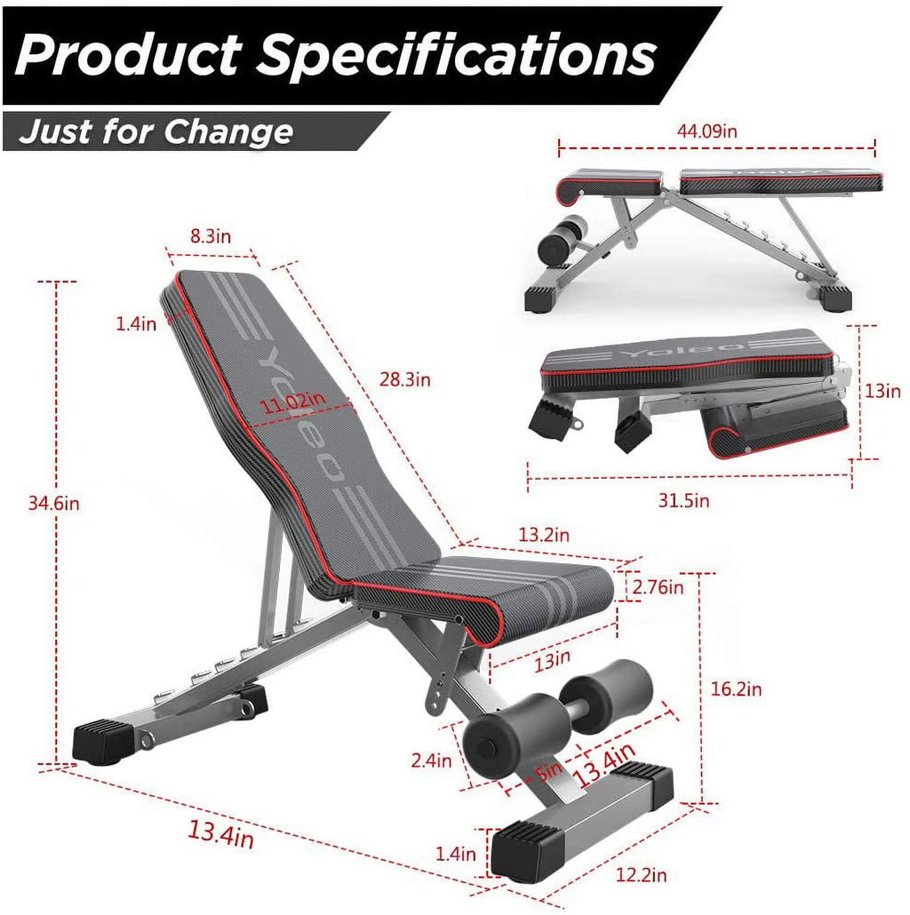 Adjustable Foldable Weight Bench P919