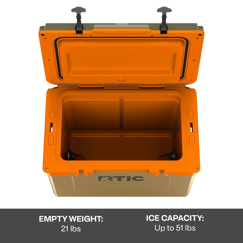 52 QT Ultra-Light Hard-Sided Ice Chest Cooler U370196