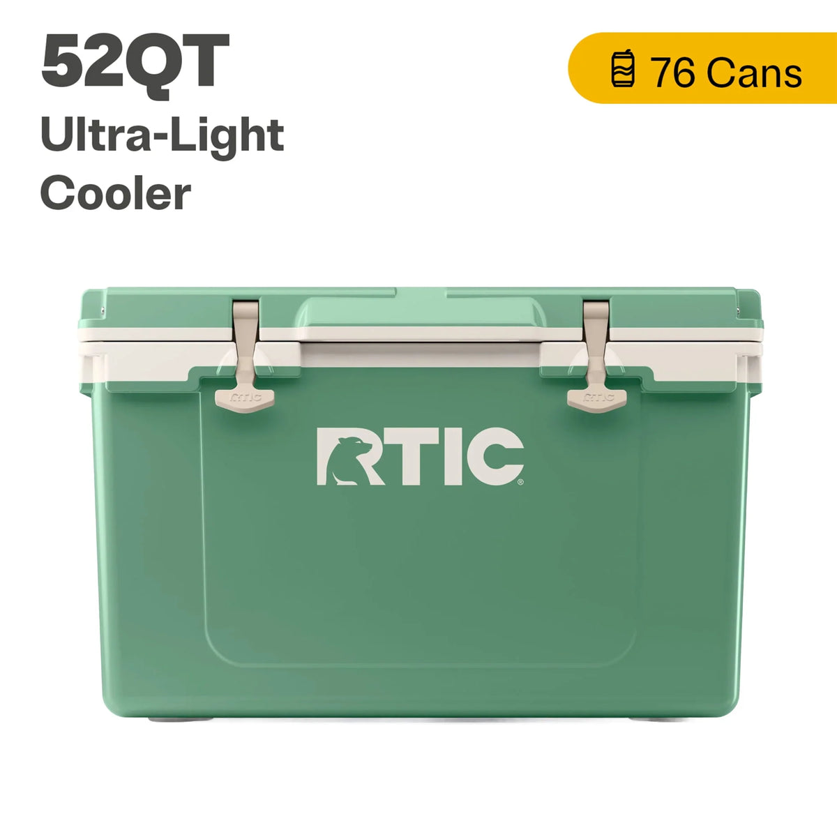 52 QT Ultra-Light Hard-Sided Ice Chest Cooler U370196