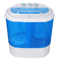 Portable Compact 10lbs Washer Blue White A350115