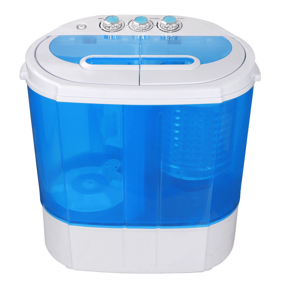 Portable Compact 10lbs Washer Blue White A350115