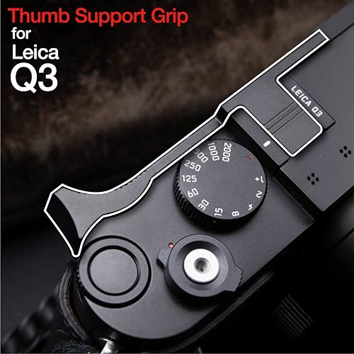 Aluminum Thumb Grip for Leica Q3 Camera L64257