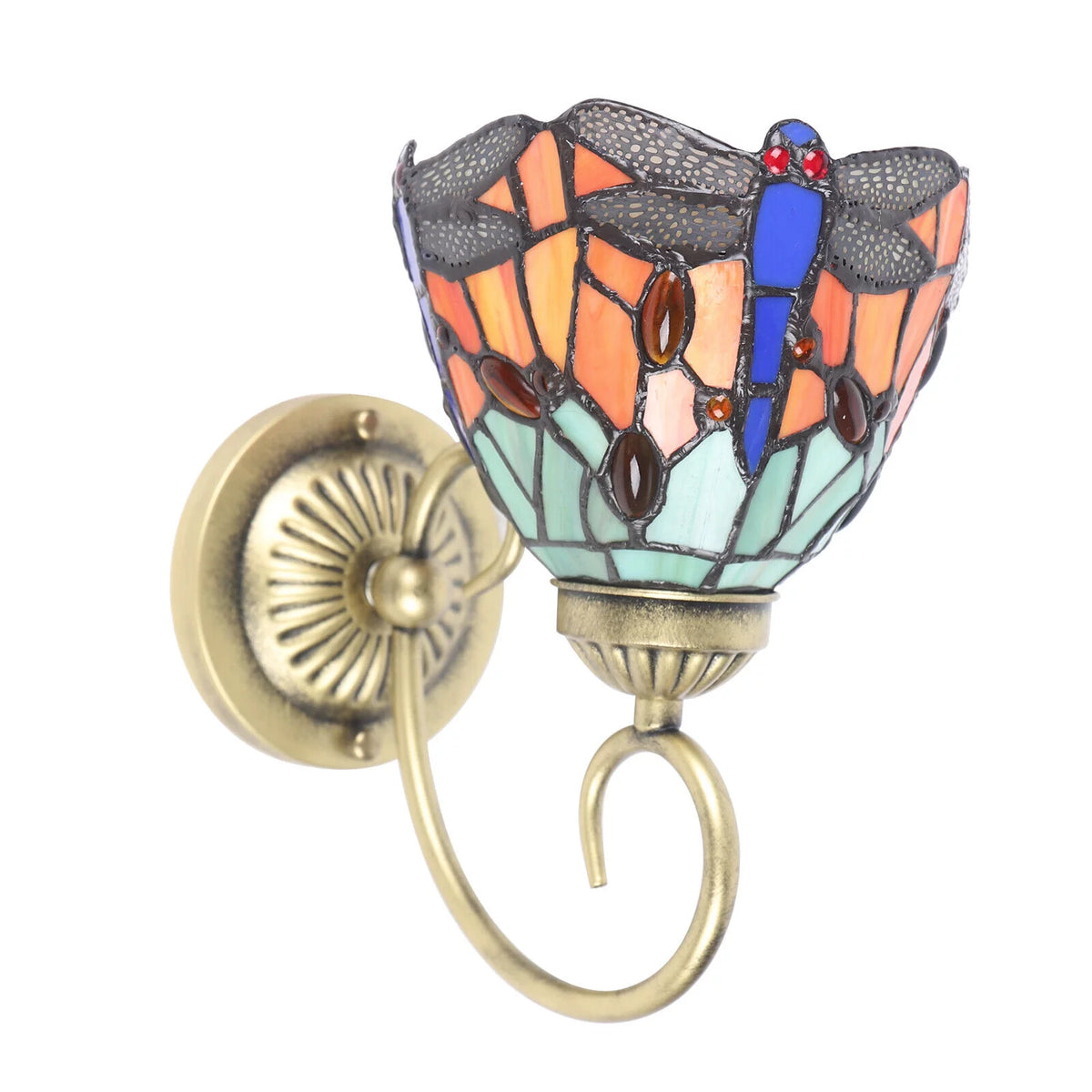 Stained Glass LED Wall Sconce R39929