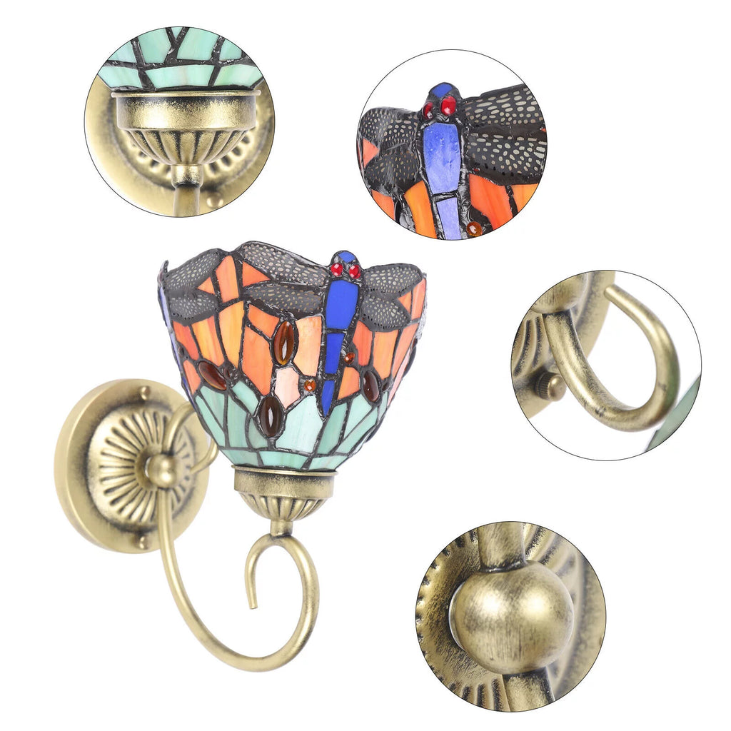 Stained Glass LED Wall Sconce R39929