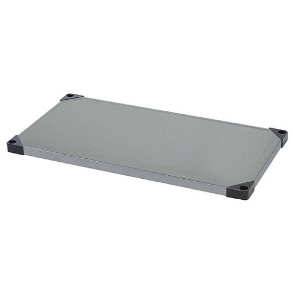 Stainless Steel Solid Shelf, 24in W x 72in L Y1406